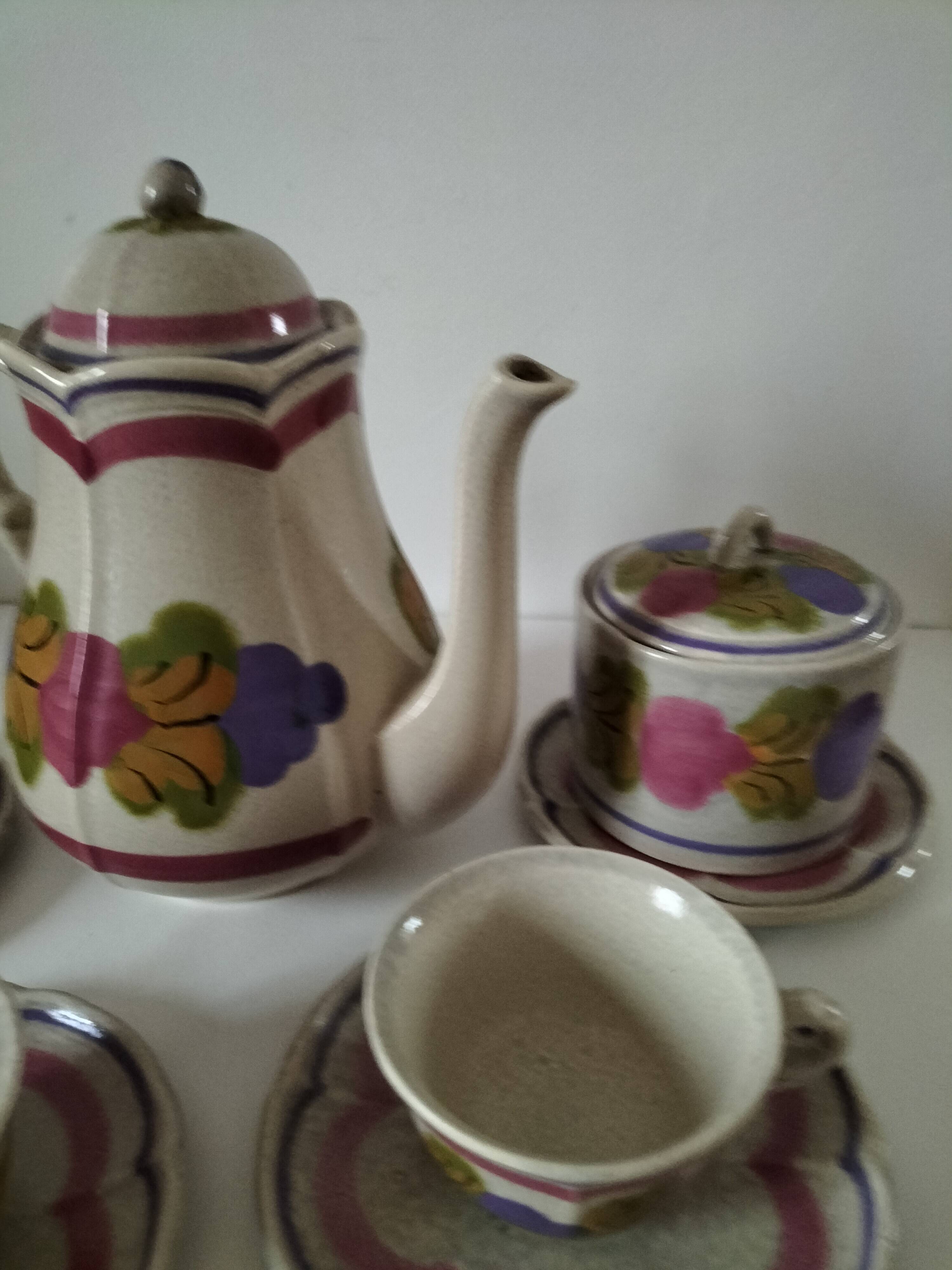 Ninon Coffee Service from Pornic Earthenware