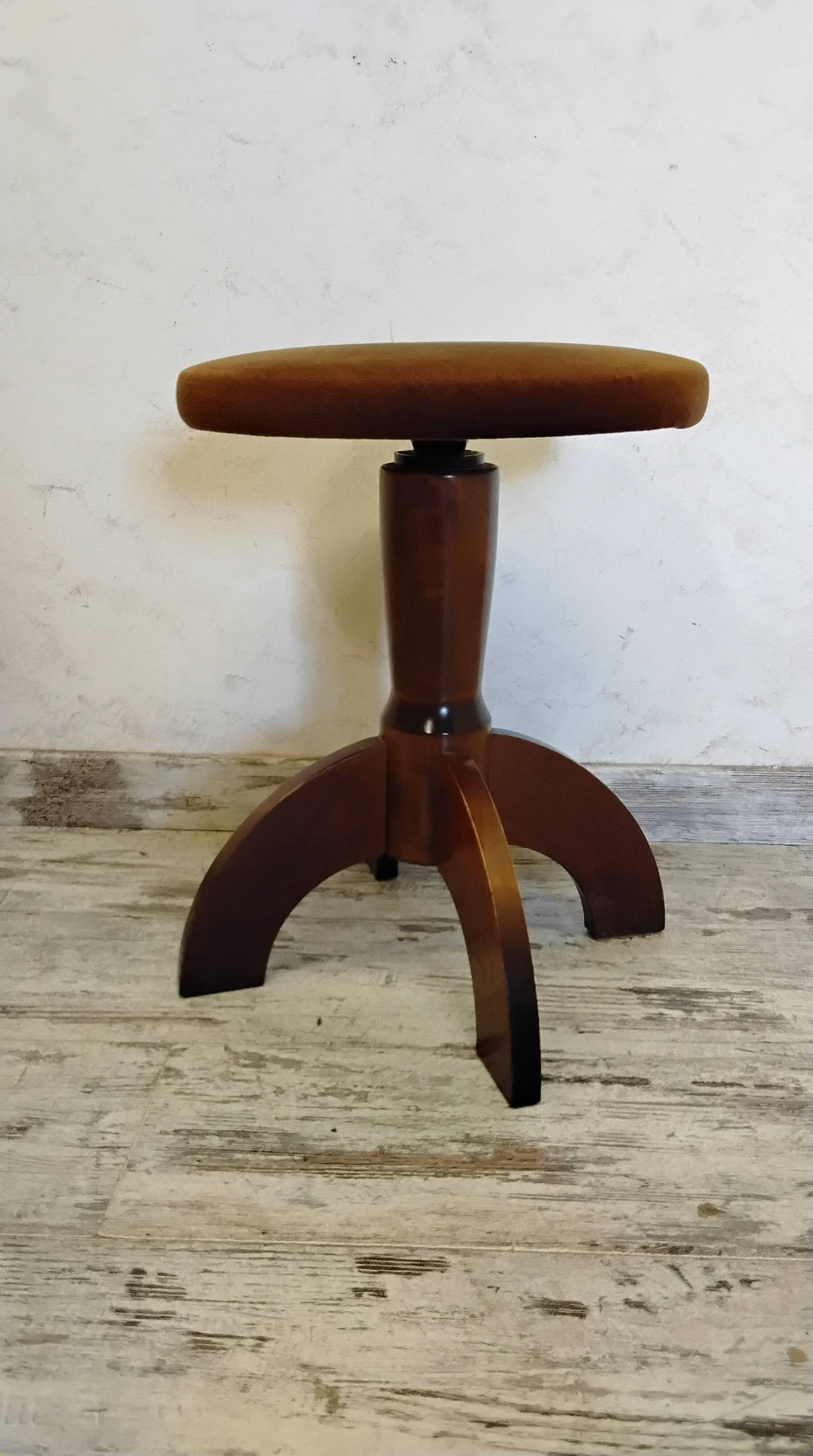 Antique piano stool
