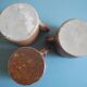 Lot anciens pots grès déco rustique old french stoneware pots