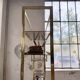 Brass shelf 1970 Belgo Chrom regency