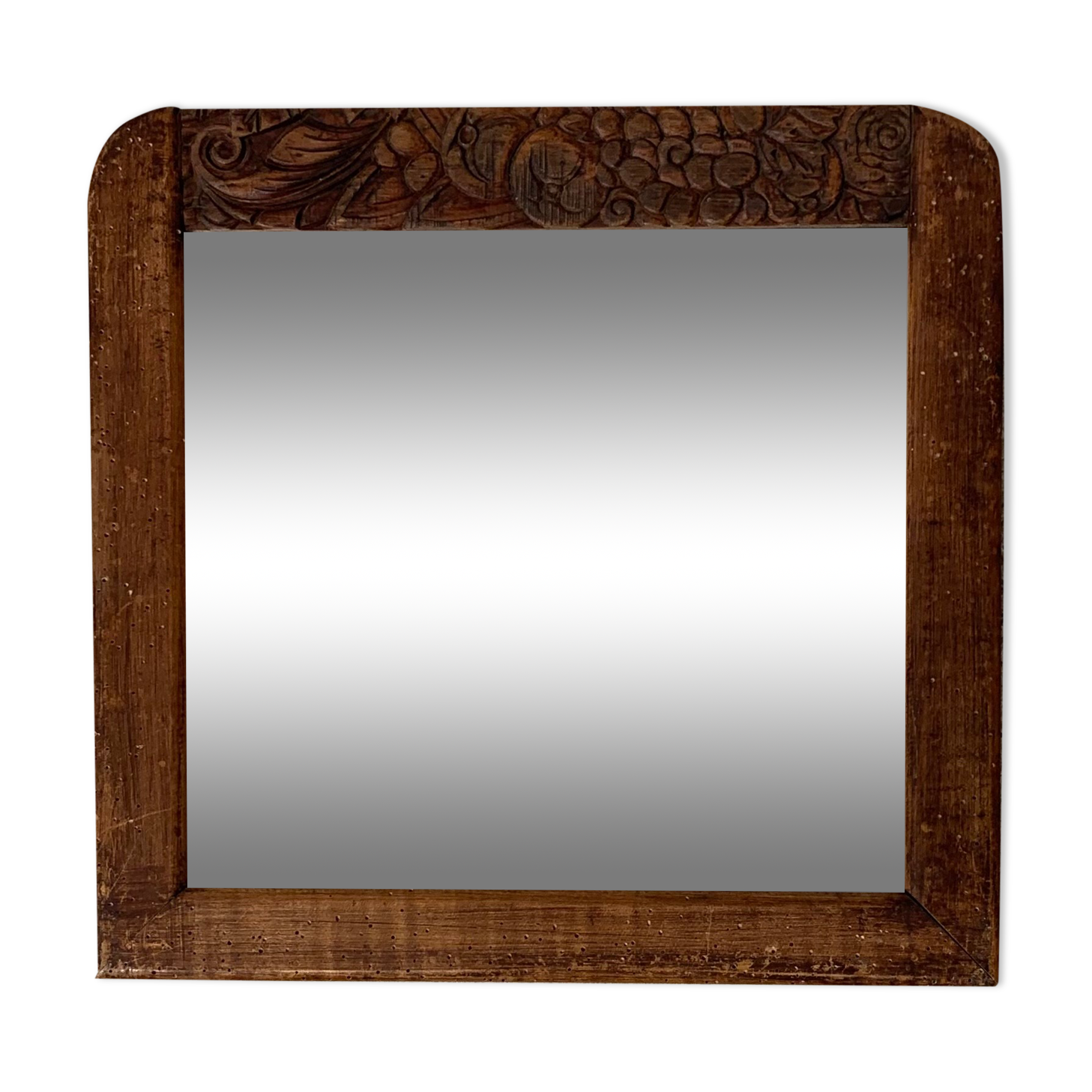 Old Art Deco mirror 38x36cm