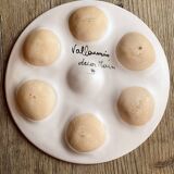 Set of 4 oyster plates Vallauris