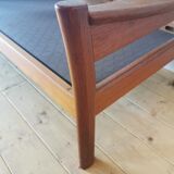 Dyrlund leather sofa from the 60s