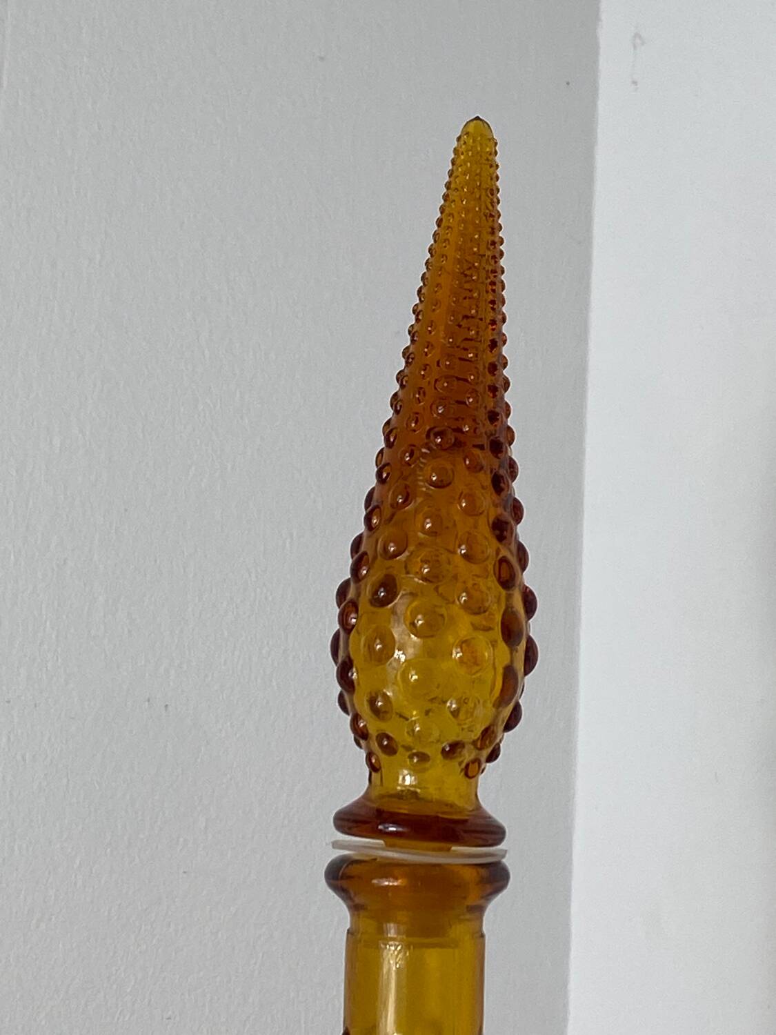 Polished glass carafe