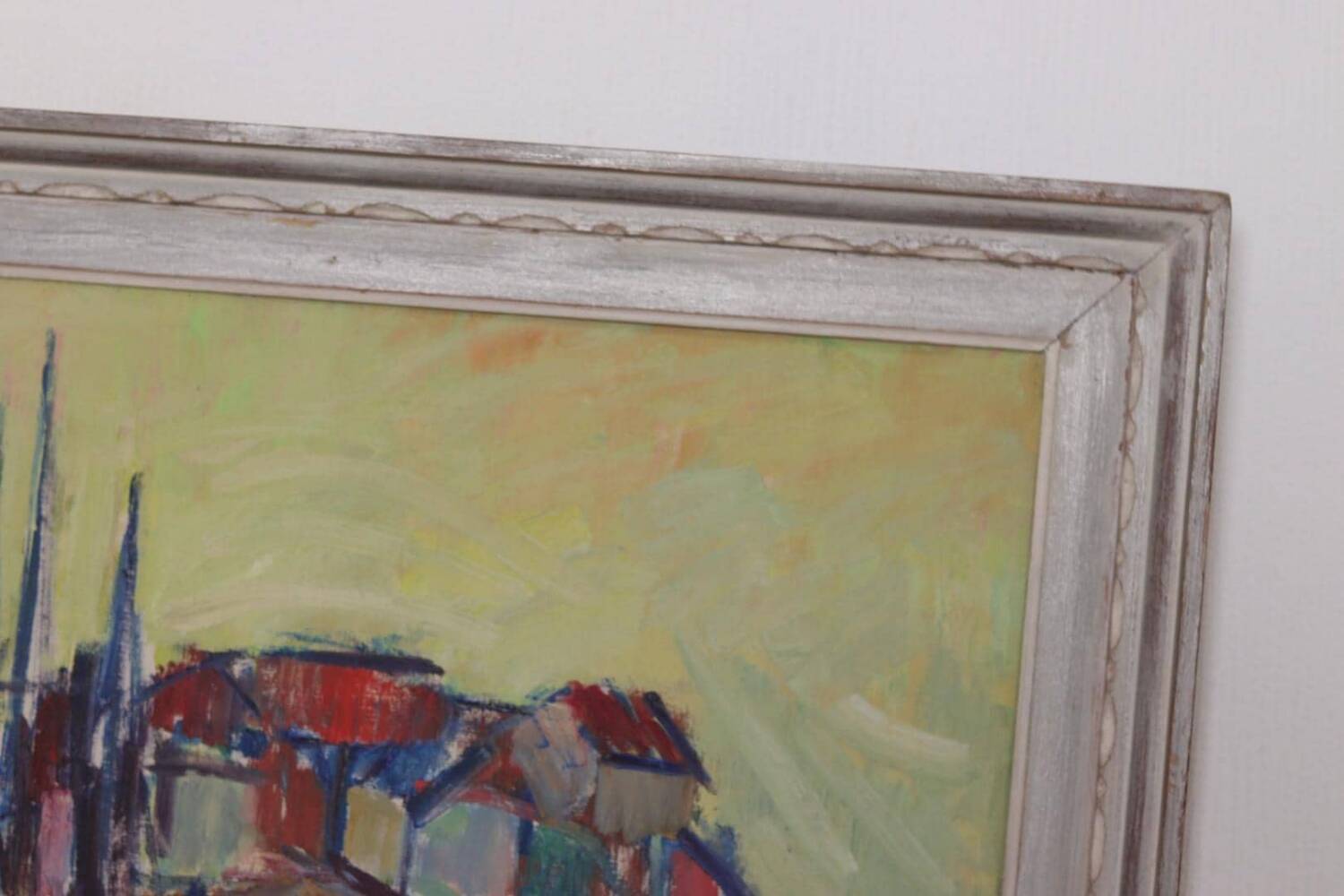 Huile sur toile originale – « Sapri, Italie » par Gunnar Ingemar Erixon