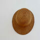 Hat, colonial rattan helmet, wicker 70s