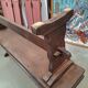Paire de bancs de ferme l 140 cm