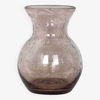 Vase en verre soufflé