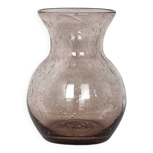 Vase en verre soufflé