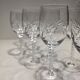 Lot 10 verres cristal d’Arques modèle Épi