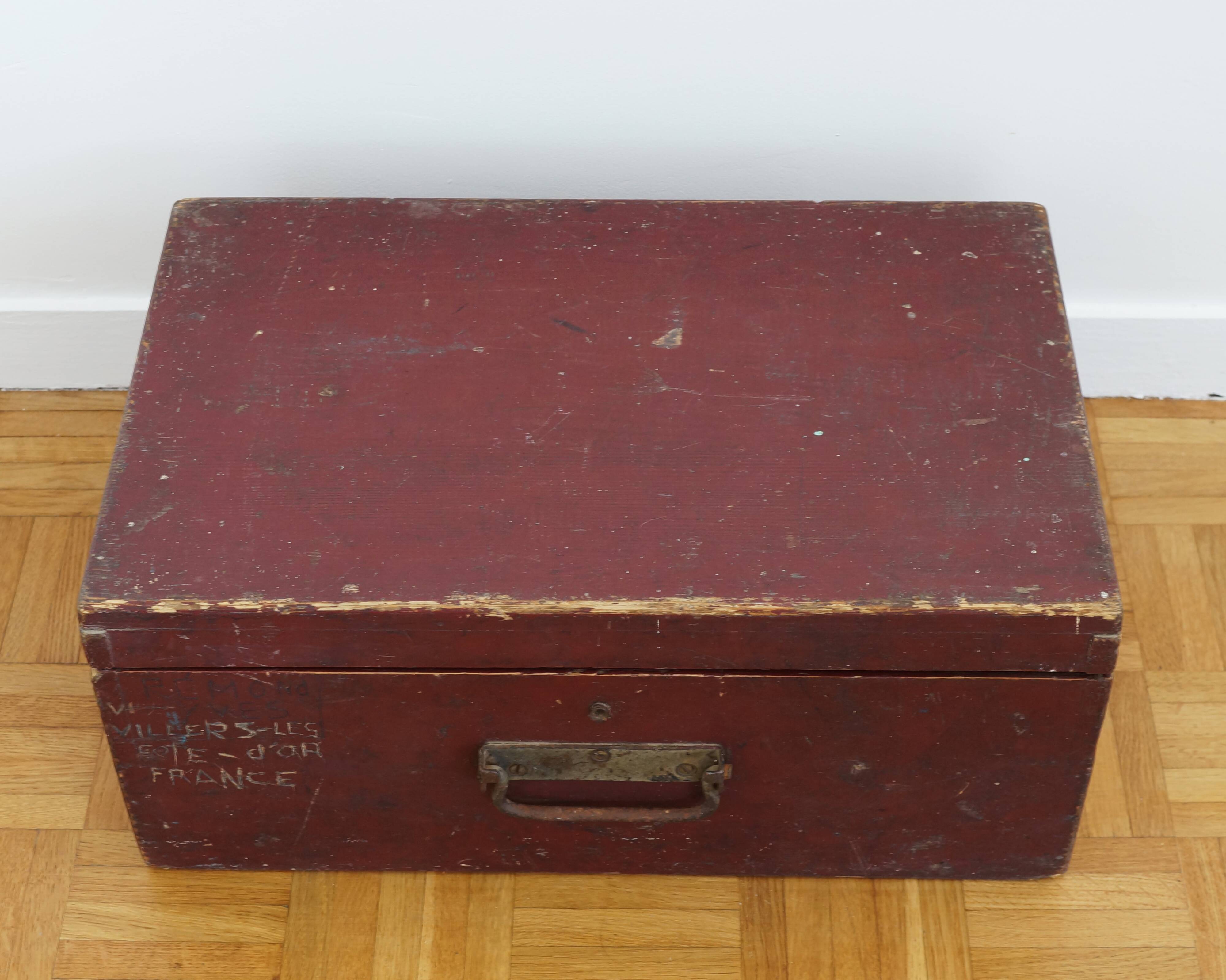 Former military service trunk