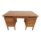solid wood desk, 1970s
