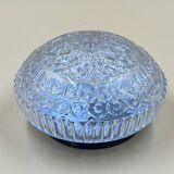 Vintage relief-moulded glass ceiling light