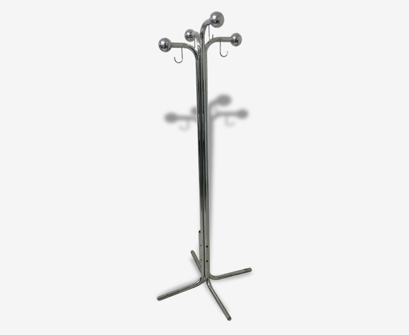 Vintage Chrome Coat rack by Bulo 1970’s