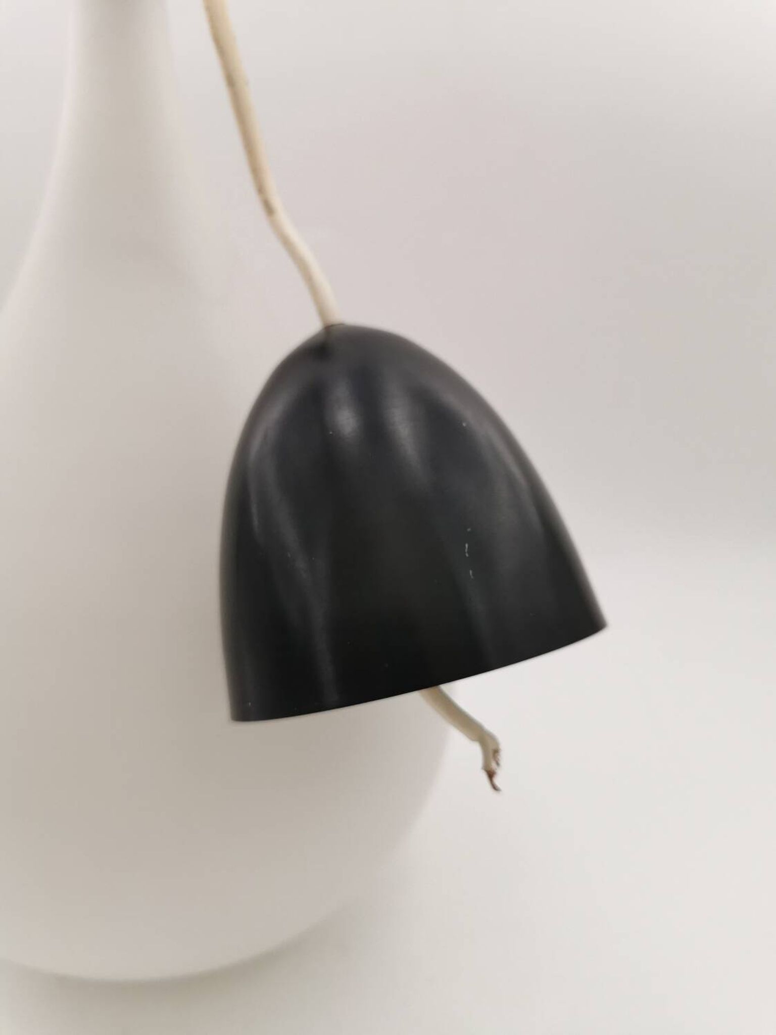 Vintage pendant lamp design Uno&Östen Kristiansson Luxus Vittsjo Sweden 1960s