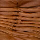 Togo chaise lounge in pine leather by Michel Ducaroy for Ligne Roset, 1974