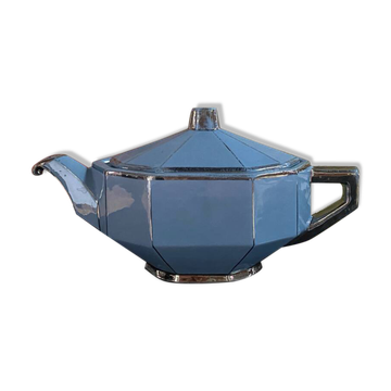 Art Deco Longwy ceramic teapot