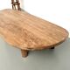 "Free Form" XXL coffee table in solid oak – 1950s