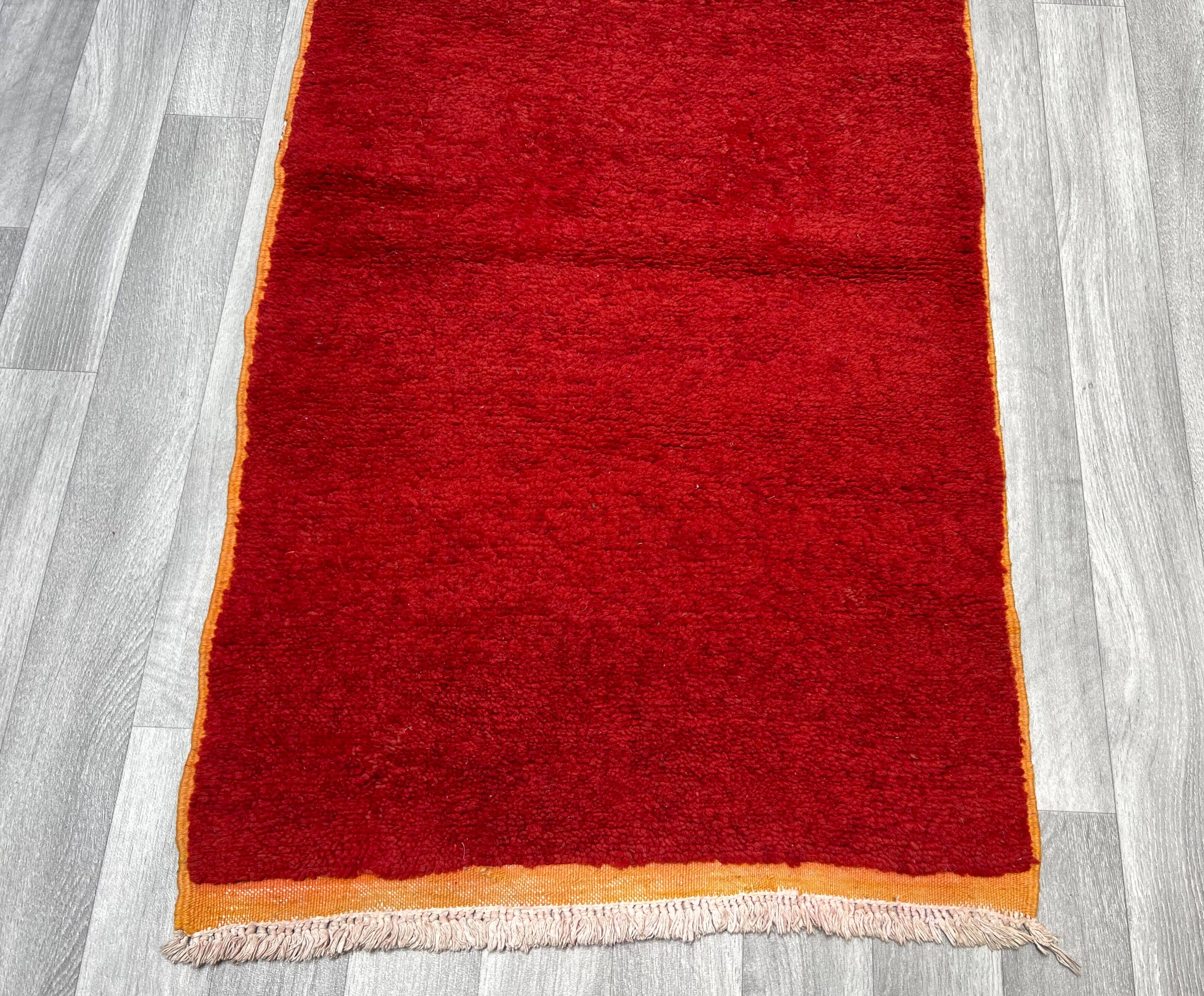 Vintage Moroccan runner rug - Moroccan hallway runner rug - Berber runner rug - runner