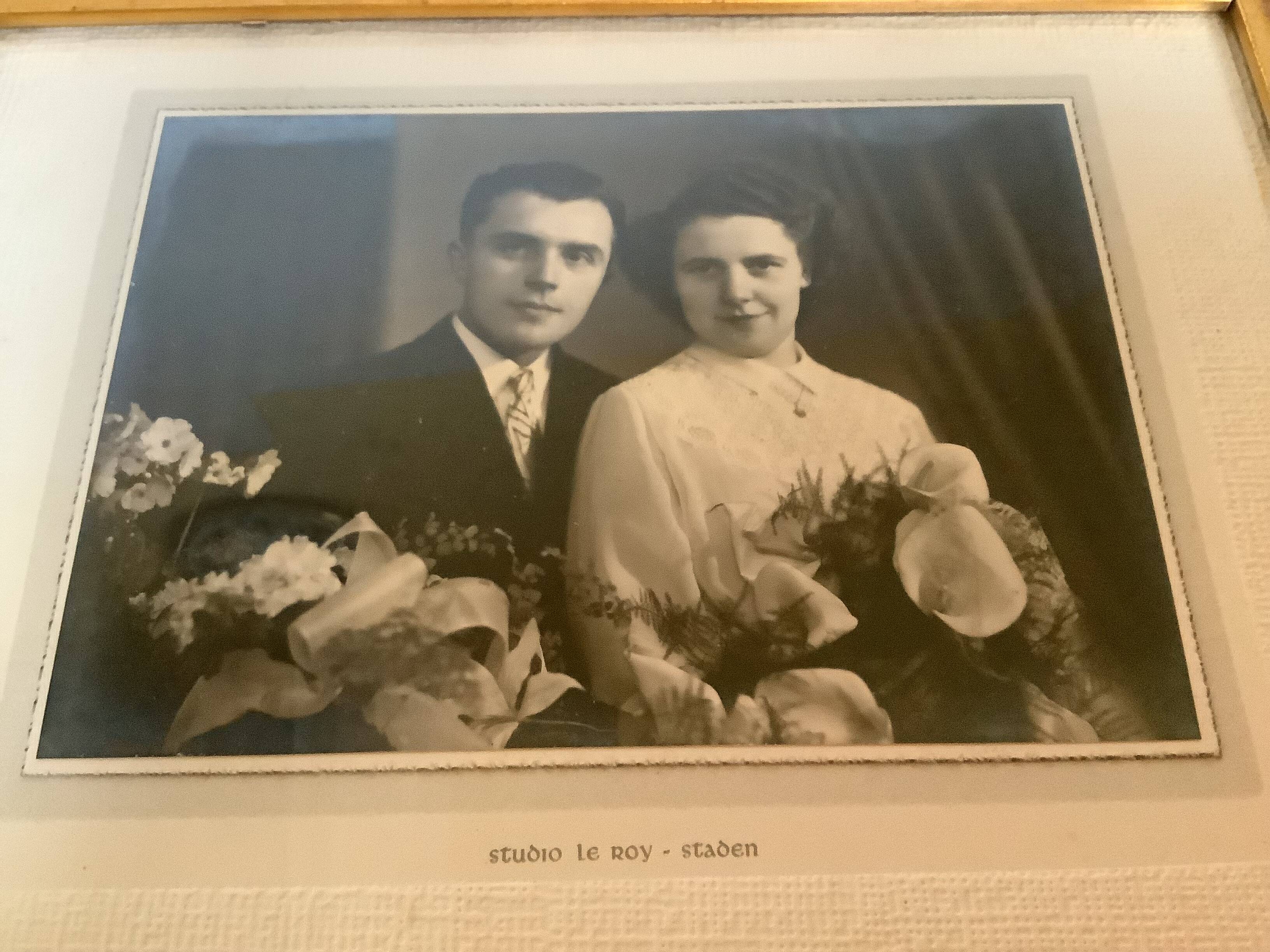 Old wedding photograph