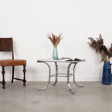 Table basse en verre, design danois, années 1970, production: Danemark