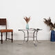 Table basse en verre, design danois, années 1970, production: Danemark