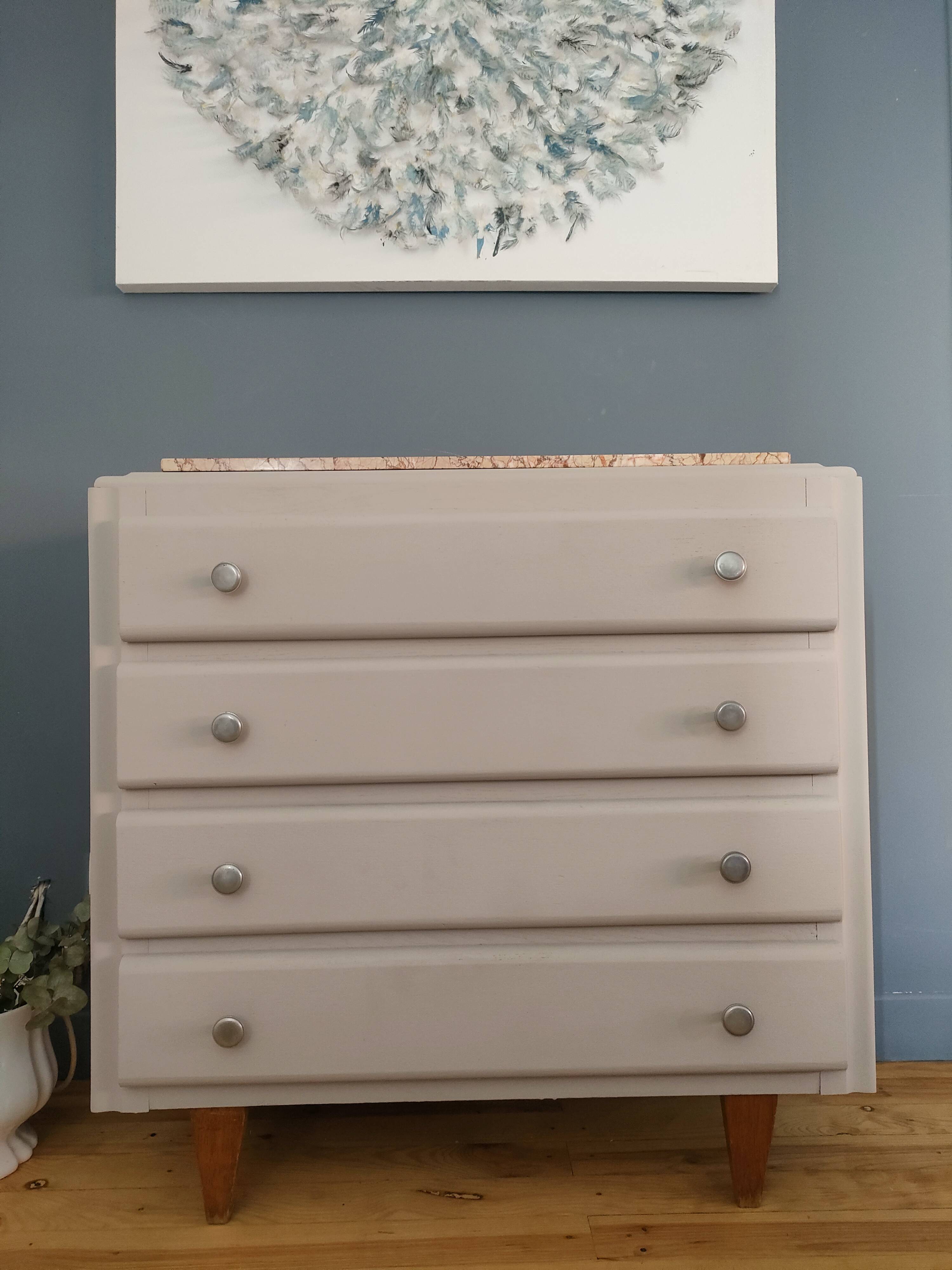 Commode vintage marbre