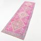 3x10 Faded Pink Orientel Turkish Runner Rug, 91x308Cm