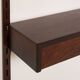 Kai Kristiansen rosewood wall unit with 2 lamps for FM Mobler, Denmark 1960s