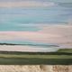 Oil on Canvas Painting Lakeside Landscape Water Body signed Doan Inger