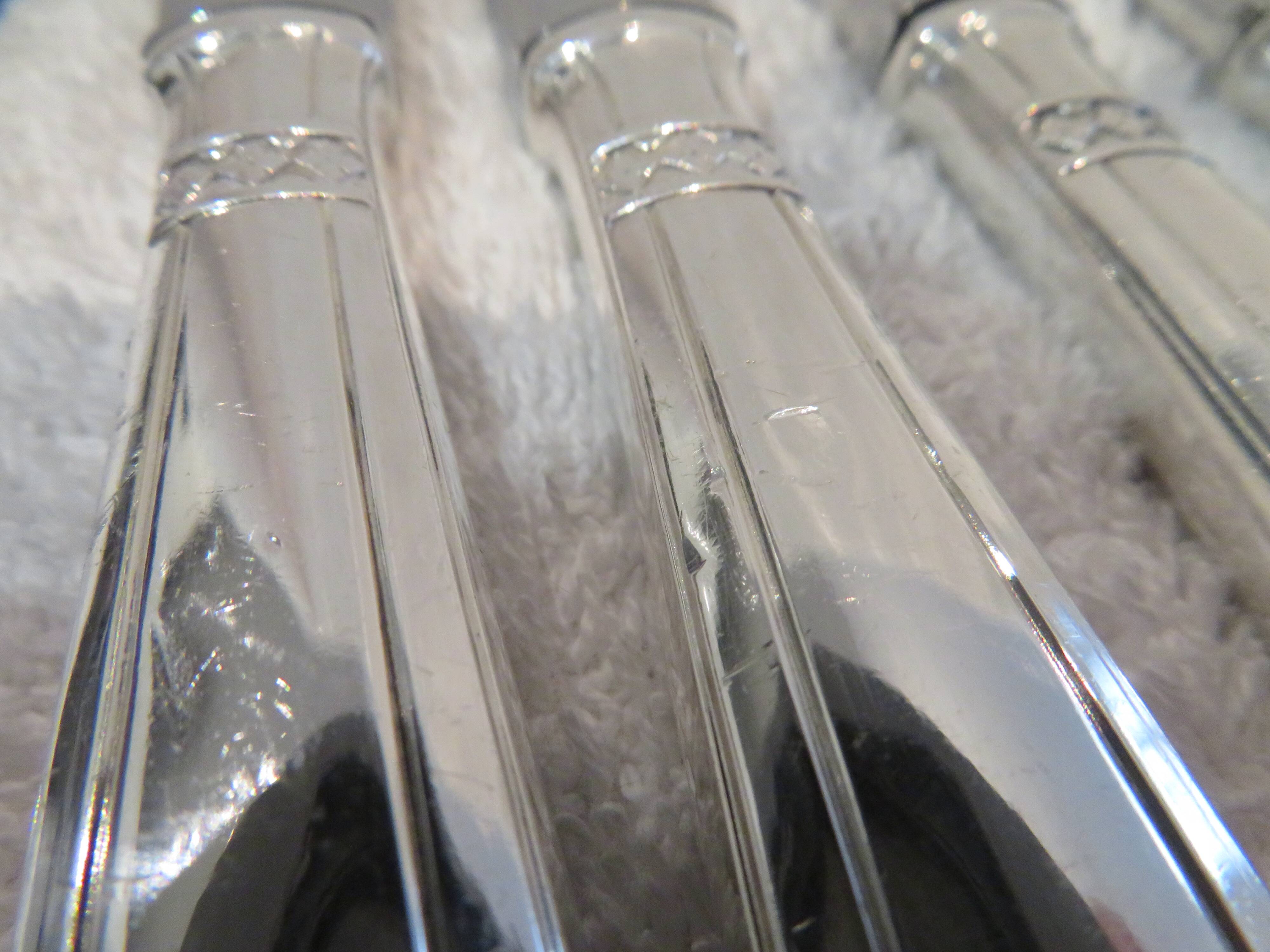 12 Dixi Grand Prix Monaco silver plated dessert knives 20.5cm