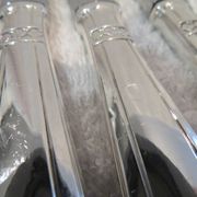 12 Dixi Grand Prix Monaco silver plated dessert knives 20.5cm
