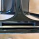 Shiny black folding chair Regista