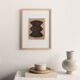 Peinture sur papier illustration M255 signée Eawy
