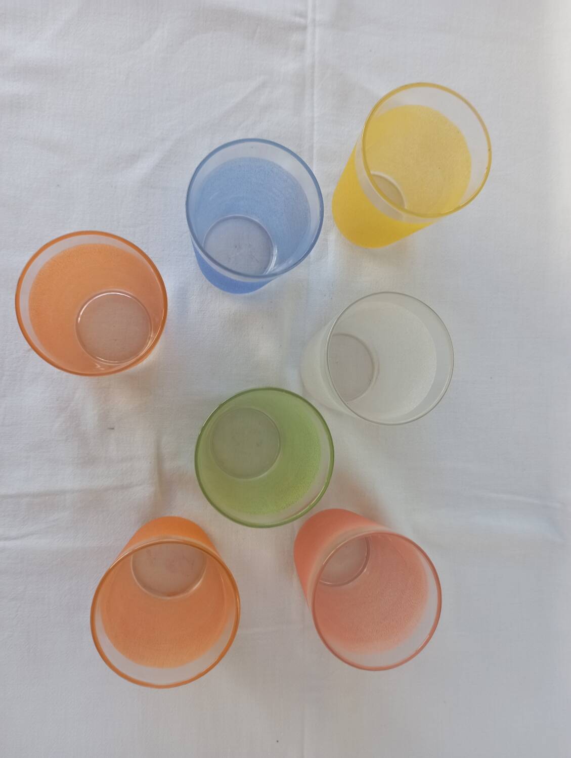 Vintage orangeade glasses
