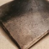 Diamond-shaped Raku bowl signed by Annie Braut