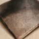 Diamond-shaped Raku bowl signed by Annie Braut
