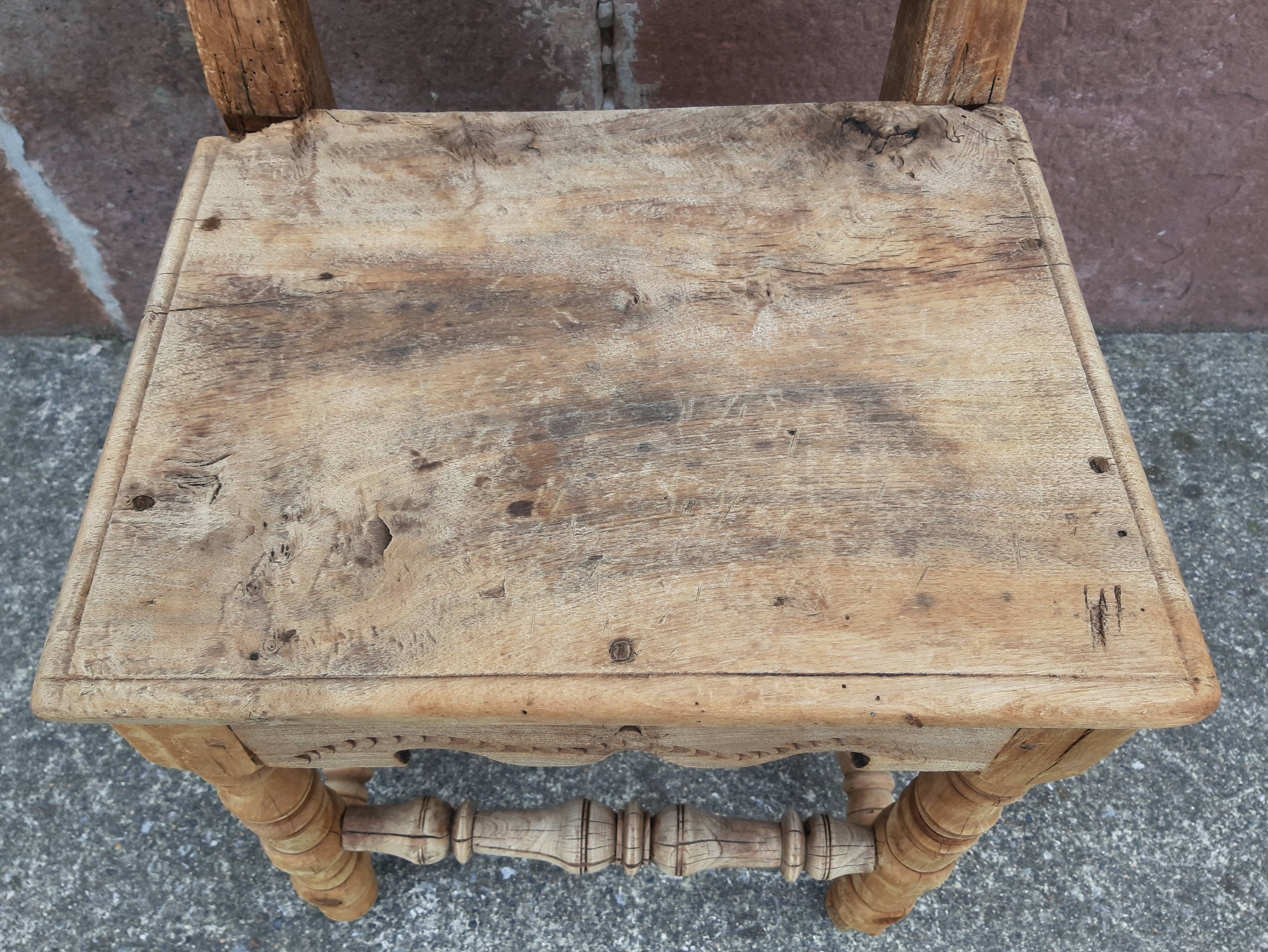 Antique wooden chair.
