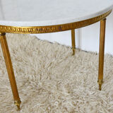 60s marble side table coffee table