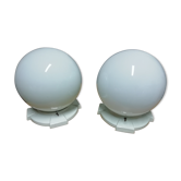 Pair of ceiling light large diameter