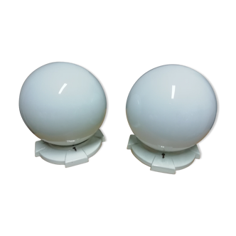 Pair of ceiling light large diameter