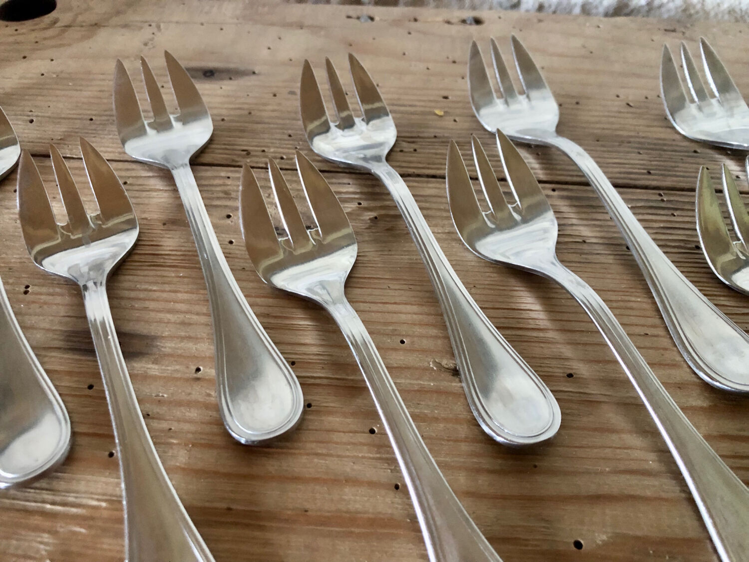 Guy Degrenne oyster forks