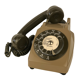 Socotel S63 vintage PTT dial phone, 1980