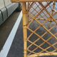 Desk in vintage rattan XXeme
