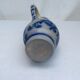 Old sandstone pitcher signed cobalt color and light gray dimension: height -22.5 cm- width -18.5
