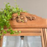 Restored art deco wooden showcase