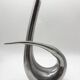 Vase zoomorphe en fonte d’aluminium, 1970s