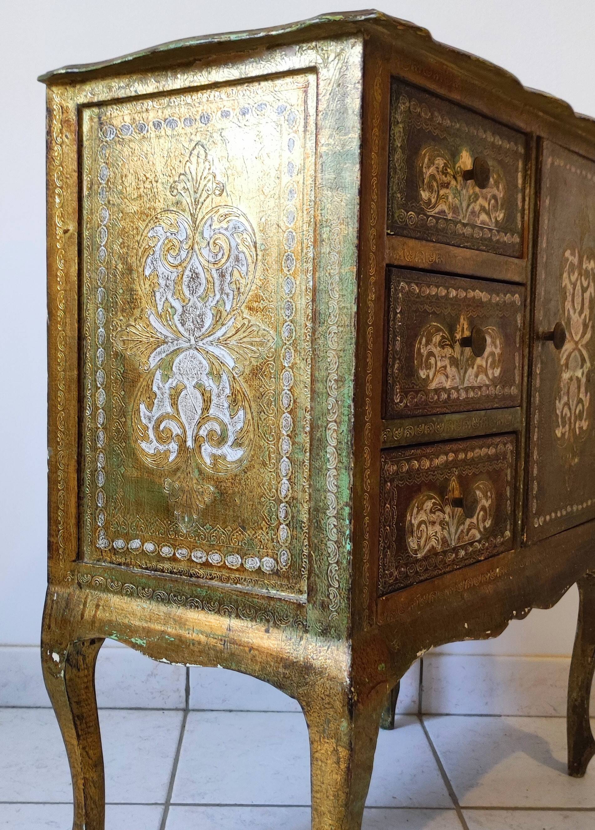Buffet commode de style Florentin