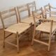 Ensemble de 6 chaises de salle à manger modèle CH46 et CH47 par Hans J. Wegner