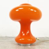 Vintage opaline mushroom table lamp, 1970s